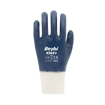 Beybi Lacivert KN4+ Pamuk Nitril Eldiven NO: 11/XXL